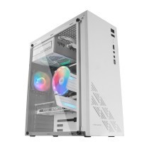 ATX Semi-Tower Gehäuse Mars Gaming MC100W Weiß ATX LED RGB