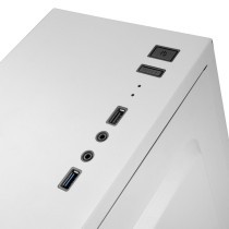 Case computer desktop ATX Mars Gaming MC100W Bianco ATX LED RGB