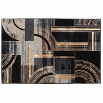 Alfombra DKD Home Decor Negro Dorado Moderno 200 x 290 x 0,4 cm