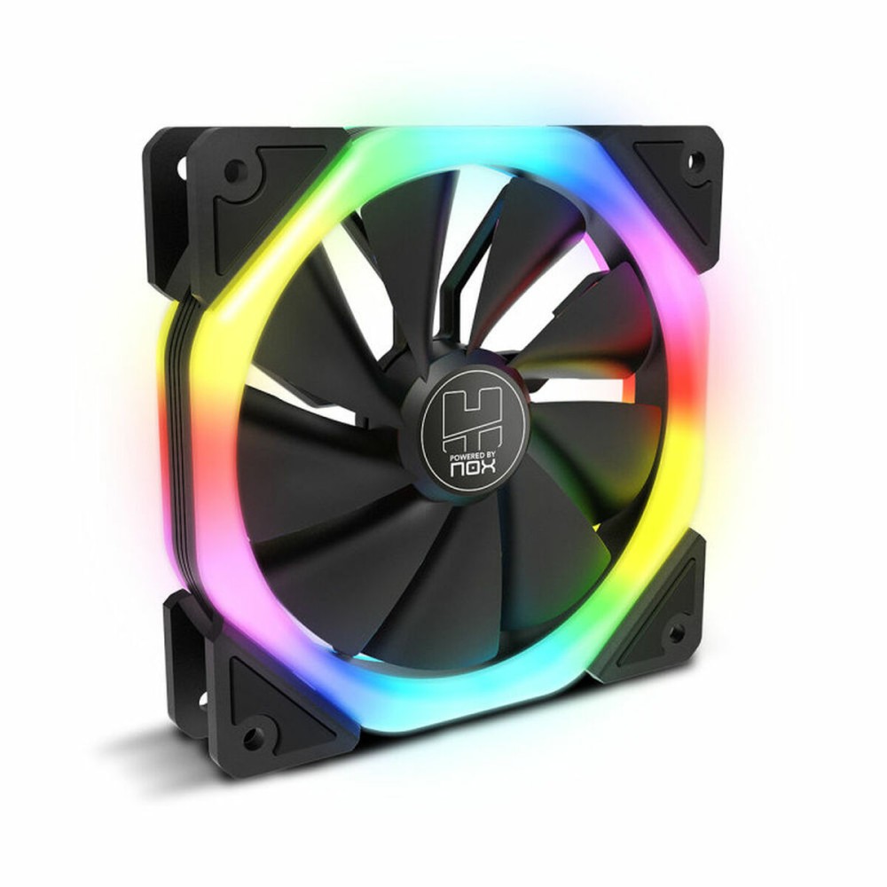 Ventilador de Caixa NOX S-Fan LED ARGB Ø 12 cm