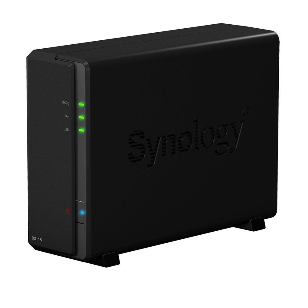 Server Synology DS118 Realtek RTD1296 64-Bit 16 dBA 1 GB DDR4