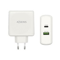 Caricabatterie USB da Parete Aisens PD 3.0 USB-C 57 W Bianco