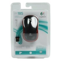 Rato sem Fios Ótico Logitech 910-002237 1000 dpi Vermelho Preto