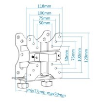 Supporto per PC TooQ TCCH0001-B 5 Kg Nero