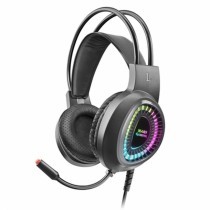 Auriculares con Micrófono Mars Gaming MH220 Negro