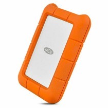 External Hard Drive LaCie Rugged USB-C Orange 2 TB 2 TB SSD 2 TB HDD