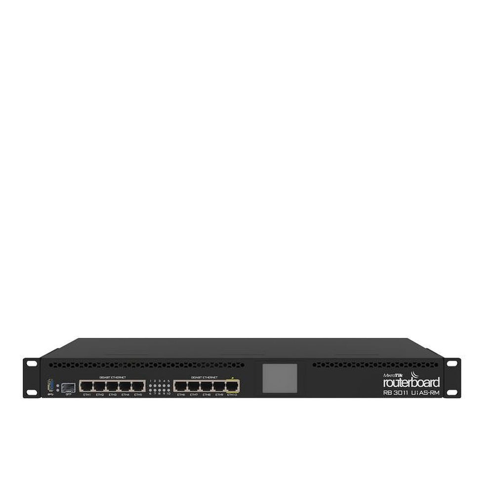 Router Mikrotik RB3011UIAS-RM Gigabit Ethernet Nero