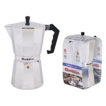 Cafetera Italiana Quttin Aluminio Acero Inoxidable