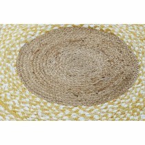 Tapete DKD Home Decor Castanho Branco Amarelo (148 x 148 x 1 cm)