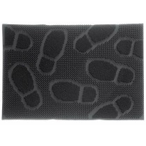 Zerbino Pin Mat Nero Caucciù 60 x 40 cm