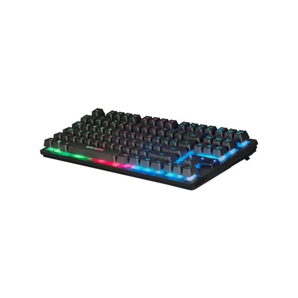 Keyboard with Gaming Mouse Mars Gaming MCPTKLES 3200 dpi RGB Black (Spanish)