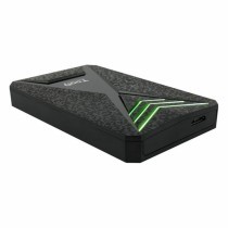 Carcasa para Disco Duro TooQ TQE-2550RGB 2,5" USB 3.0 RGB Negro