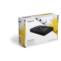 Invólucro de Disco Rígido TooQ TQE-2550RGB 2,5" USB 3.0 RGB Preto