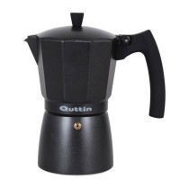 Italienische Kaffeemaschine Quttin Darkblack Induktion Schwarz