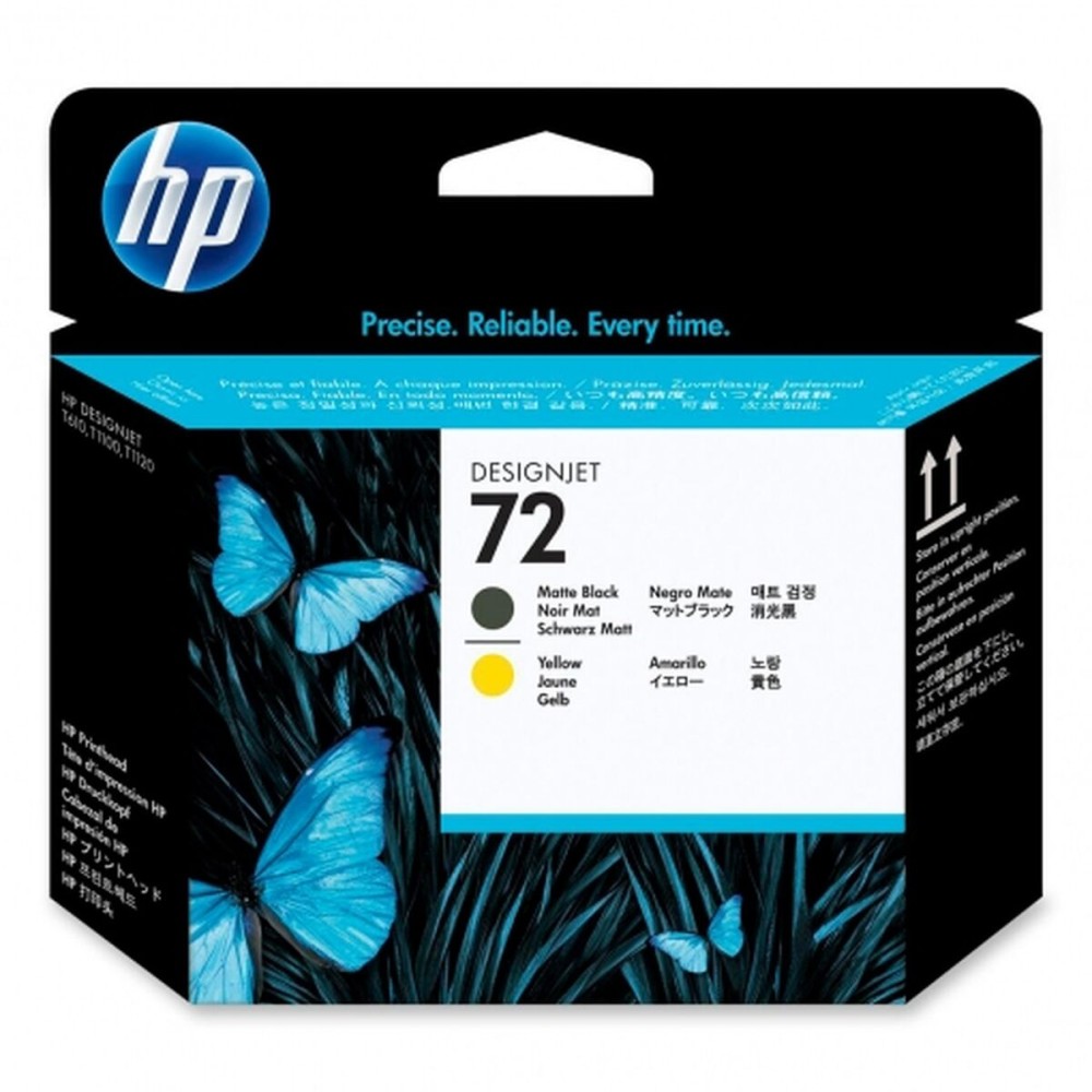 Original Ink Cartridge HP C9384A Yellow Matte back