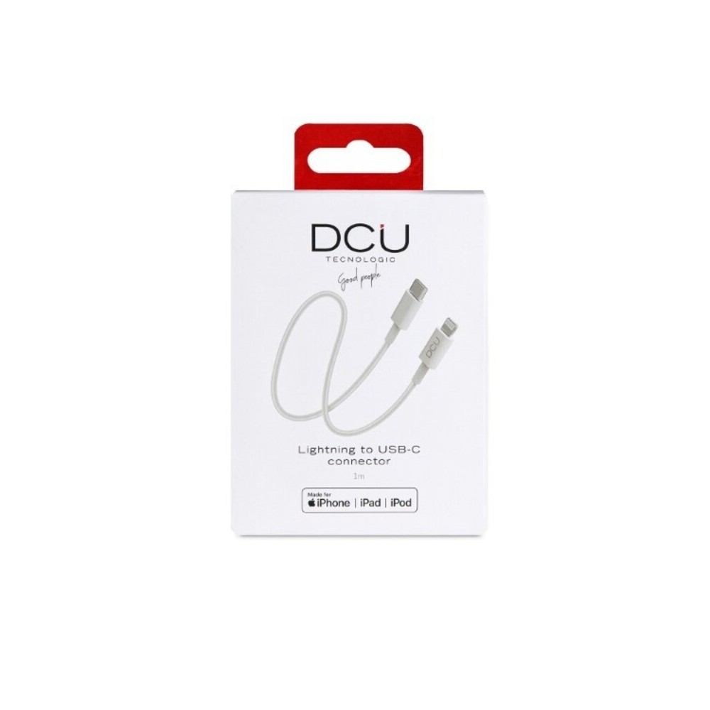 USB-C to Lightning Cable iPhone DCU 1 White 1 m