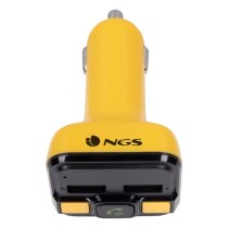 Reproductor MP3 y Transmisor FM Bluetooth para Coche NGS Spark BT Curry 2.4A Amarillo