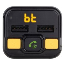 Reproductor MP3 y Transmisor FM Bluetooth para Coche NGS Spark BT Curry 2.4A Amarillo