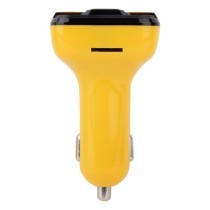 MP3 Player and FM Bluetooth Transmitter for Cars NGS Spark BT Curry 2.4A Yellow