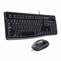 Keyboard and Optical Mouse Logitech 920-002550 USB Black Spanish Qwerty