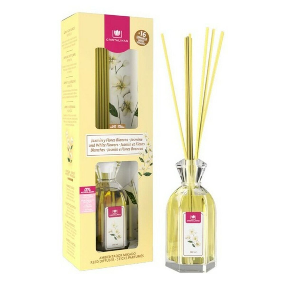 Lufterfrischer Mikado Cristalinas Mikado Jasmin 180 ml