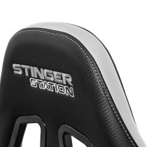 Silla Gaming Woxter Stinger Station Negro Negro/Blanco Blanco