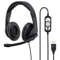 Auriculares Hama HS-USB300 Negro