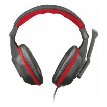 Headphones with Microphone Trust 21953 Red Black