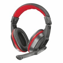 Auriculares con Micrófono Trust 21953 Rojo Negro