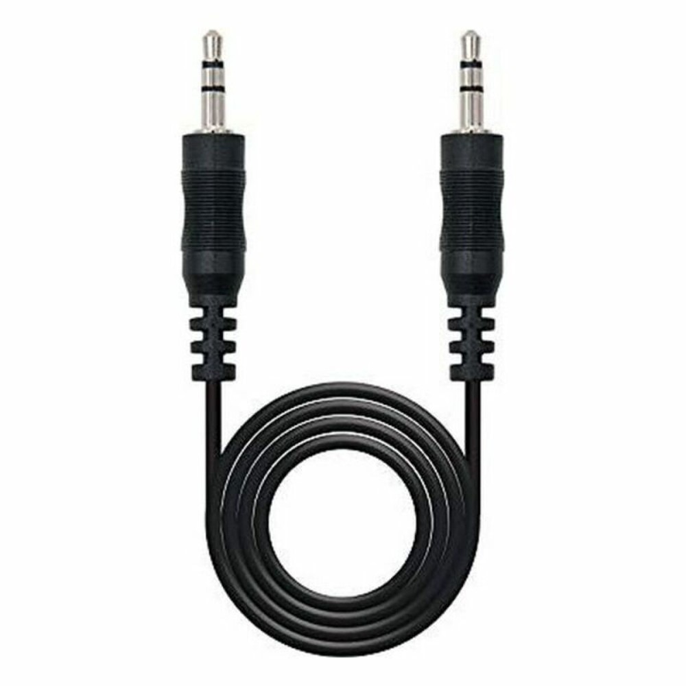 Cable Audio Jack (3,5 mm) NANOCABLE 10.24.0110 10 m Negro