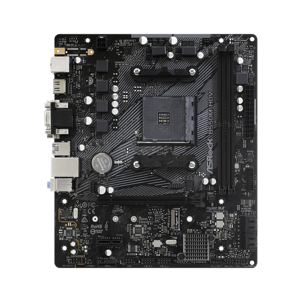 Placa Base ASRock B550M-HDV AMD AM4 AMD B550