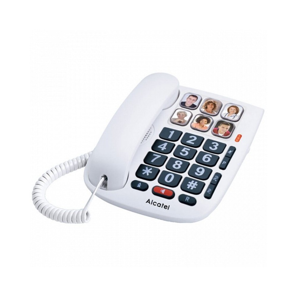 Teléfono Fijo para Mayores Alcatel ATL1416459 LED Blanco