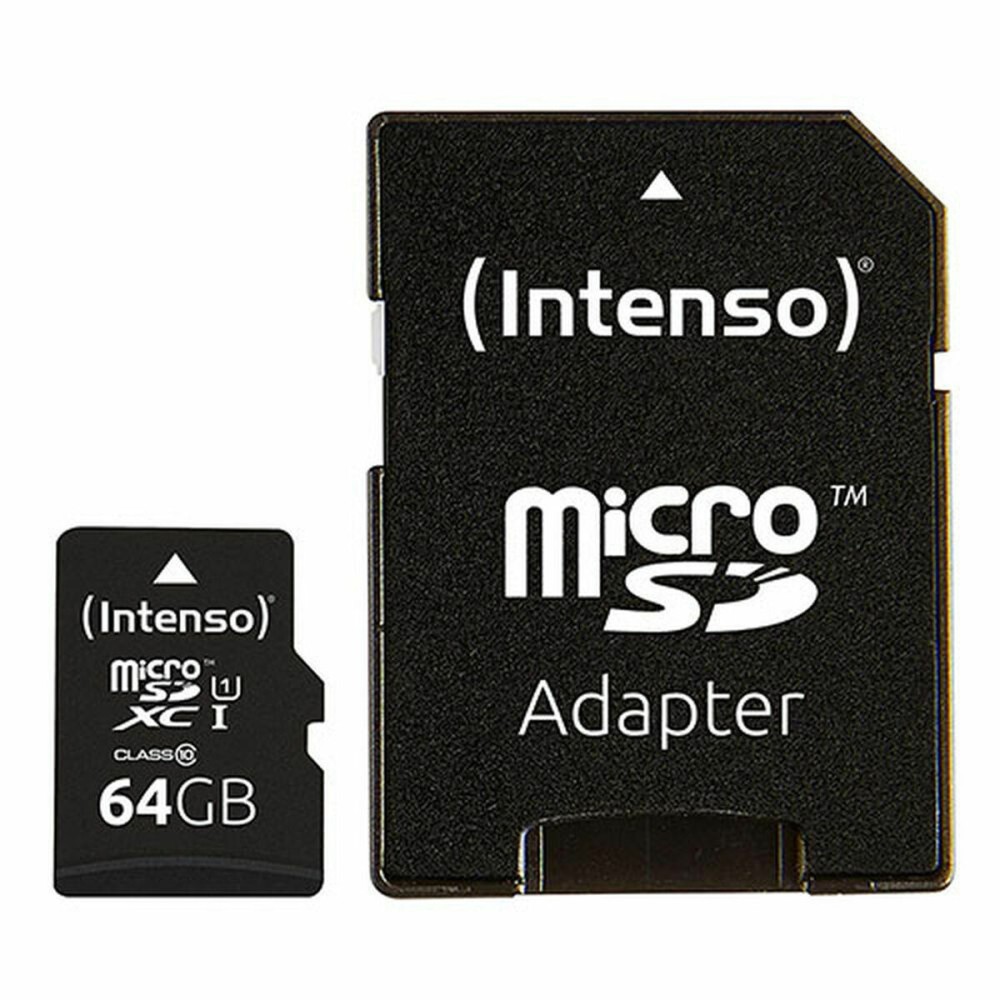 Micro SD Memory Card with Adaptor INTENSO 3423490 UHS-I XC Premium