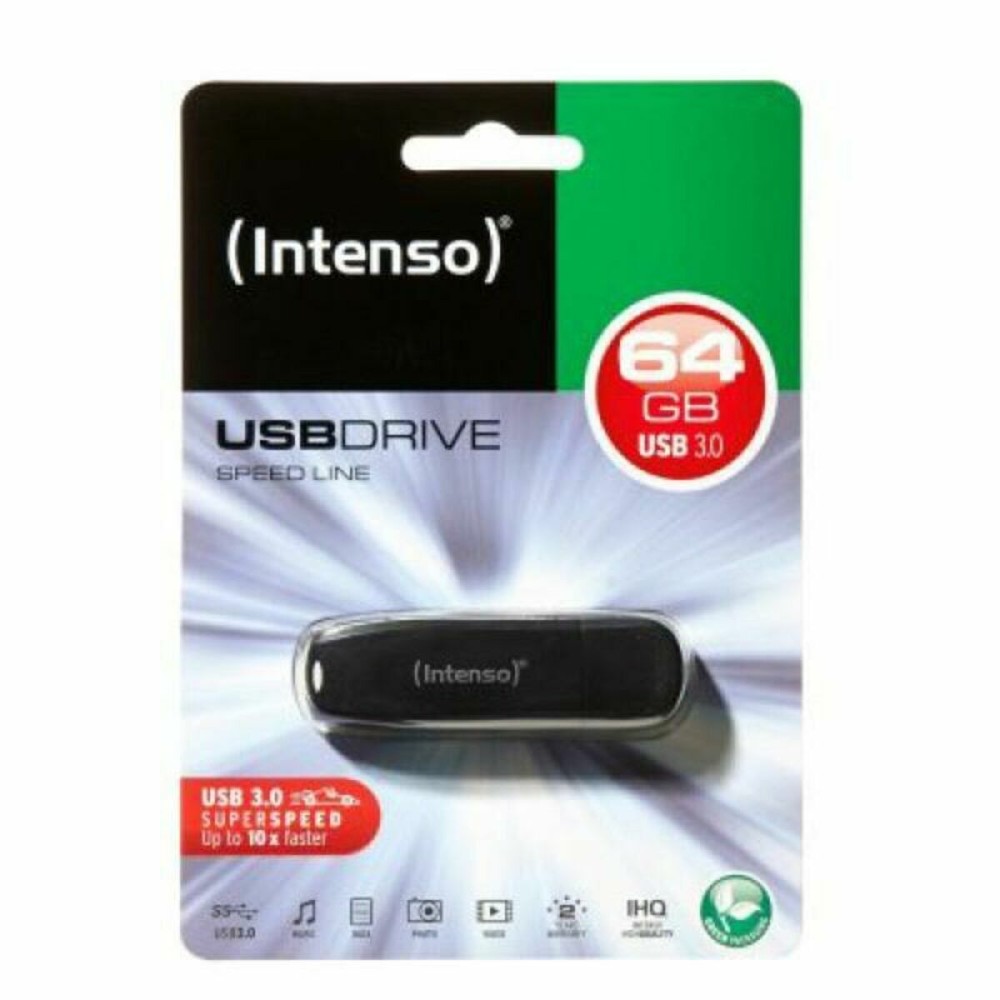 Memória USB INTENSO 3533490 USB 3.0 64 GB