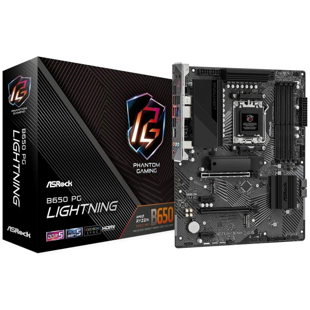 Motherboard ASRock B650 PG Lightning AMD AMD B650 AMD AM5