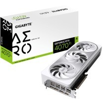 Tarjeta Gráfica Gigabyte GV-N4070AERO OC-12GD 12 GB GDDR6X GeForce RTX 4070 Ti GEFORCE RTX 4070 12 GB RAM