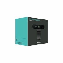 Webcam Logitech BRIO 4K Ultra HD RightLight 3 HDR Zoom 5x Streaming Infrarot Schwarz