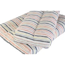 Cuscino DKD Home Decor Da terreno Multicolore Alluminio Righe 120 x 80 x 16 cm