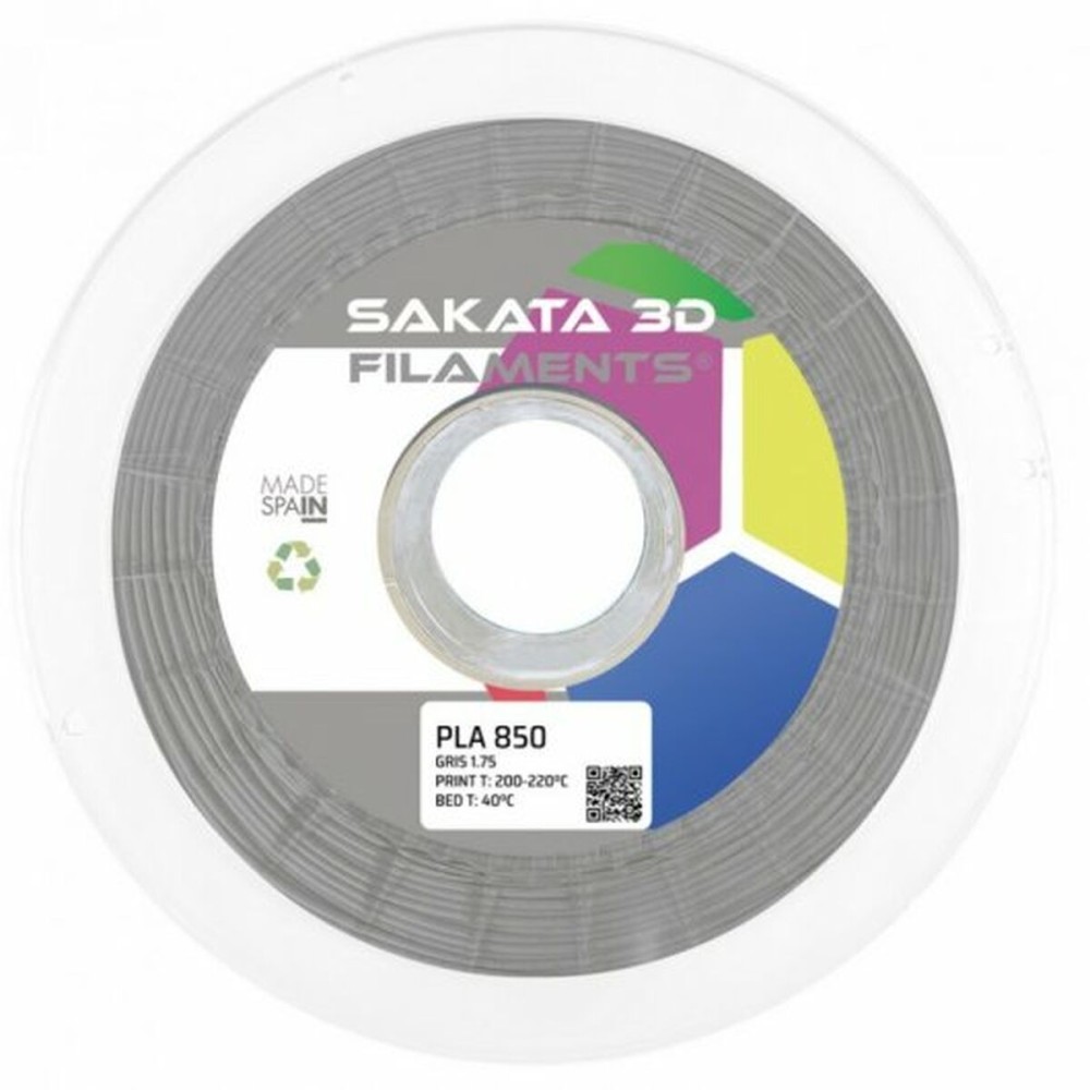 Bobina de Filamento Sakata 3D SAKATA3D Gris Ø 1,75 mm