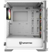 Caja ATX Nfortec Nekkar Blanco Gris