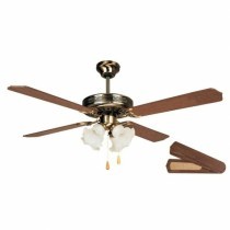 Ventilador de Techo con Luz Orbegozo Madera 60 W Ø 132 cm