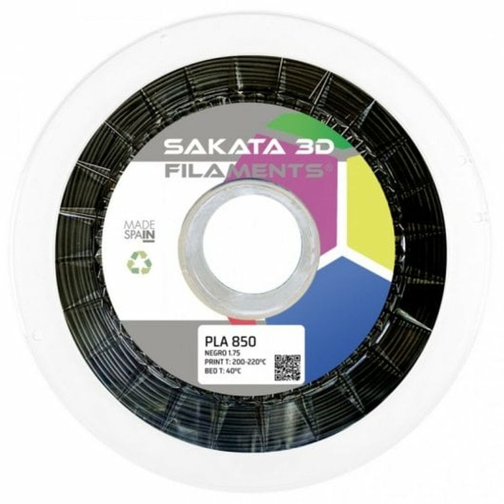 Filamentrolle Sakata 3D 106151 Schwarz Ø 1,75 mm