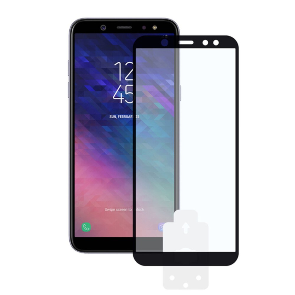 Bildschirmschutz aus Hartglas fürs Handy Samsung Galaxy A6 2018 KSIX Extreme 2.5D