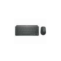 Keyboard and Wireless Mouse Logitech MX Keys Mini Spanish Qwerty