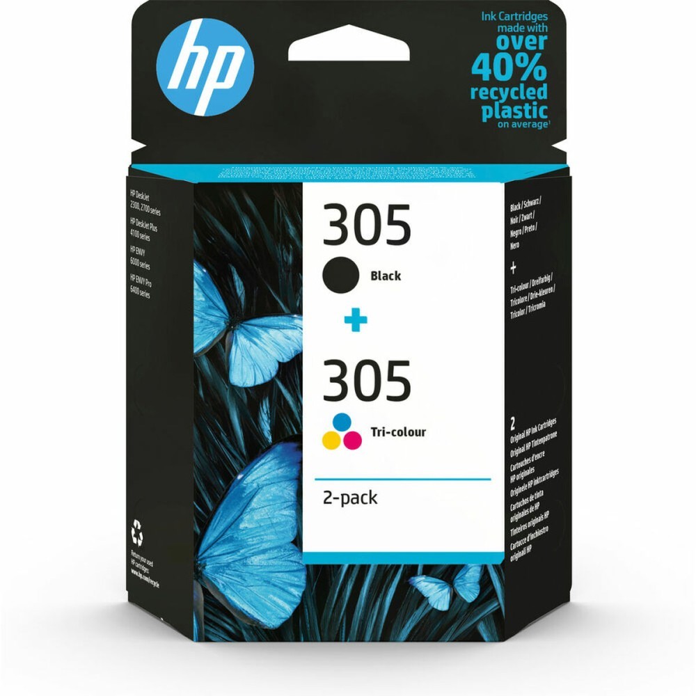 Tinteiro de Tinta Original HP 6ZD17AE301 Preto Tricolor