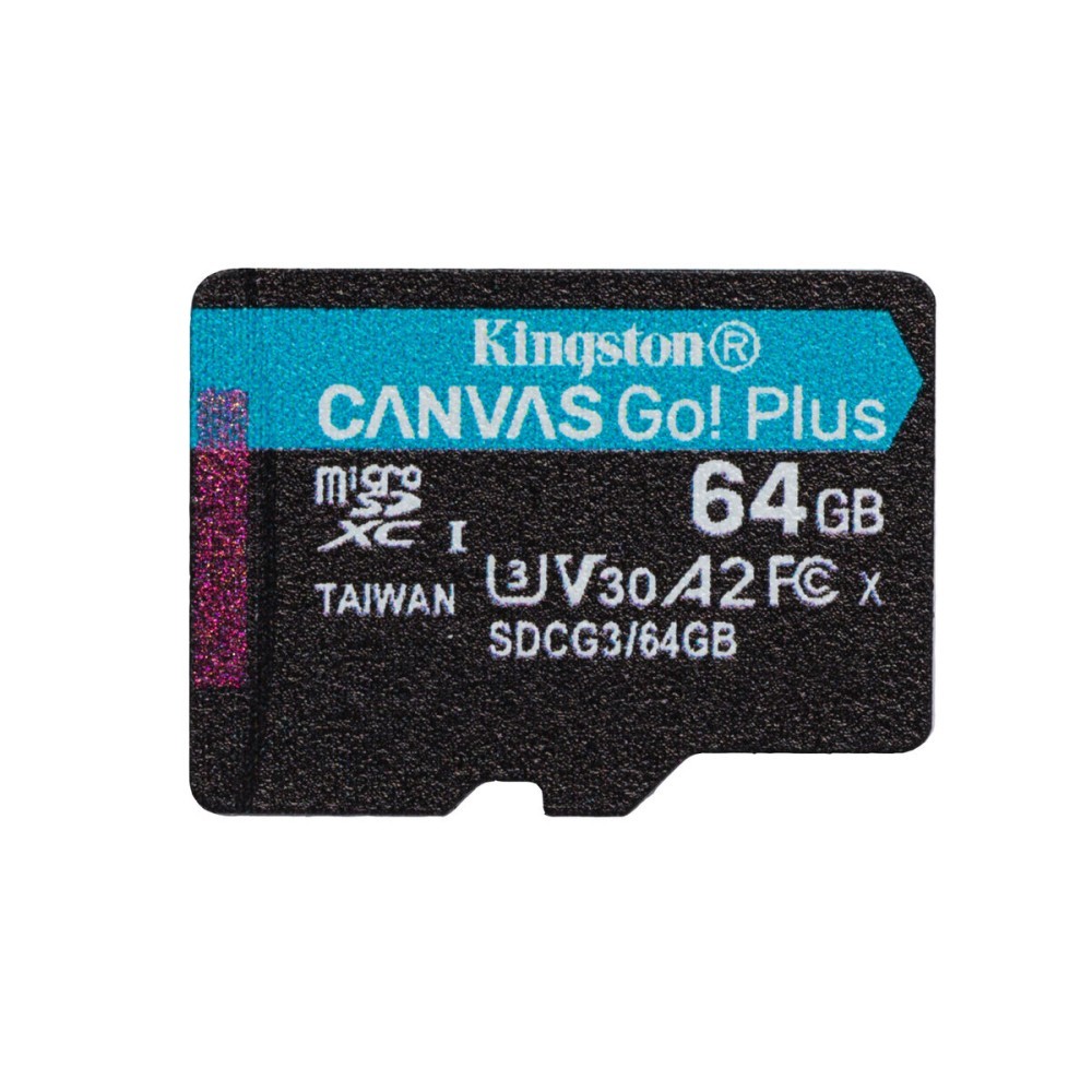 Cartão de Memória Micro SD com Adaptador Kingston SDCG3/64GBSP Preto 64 GB