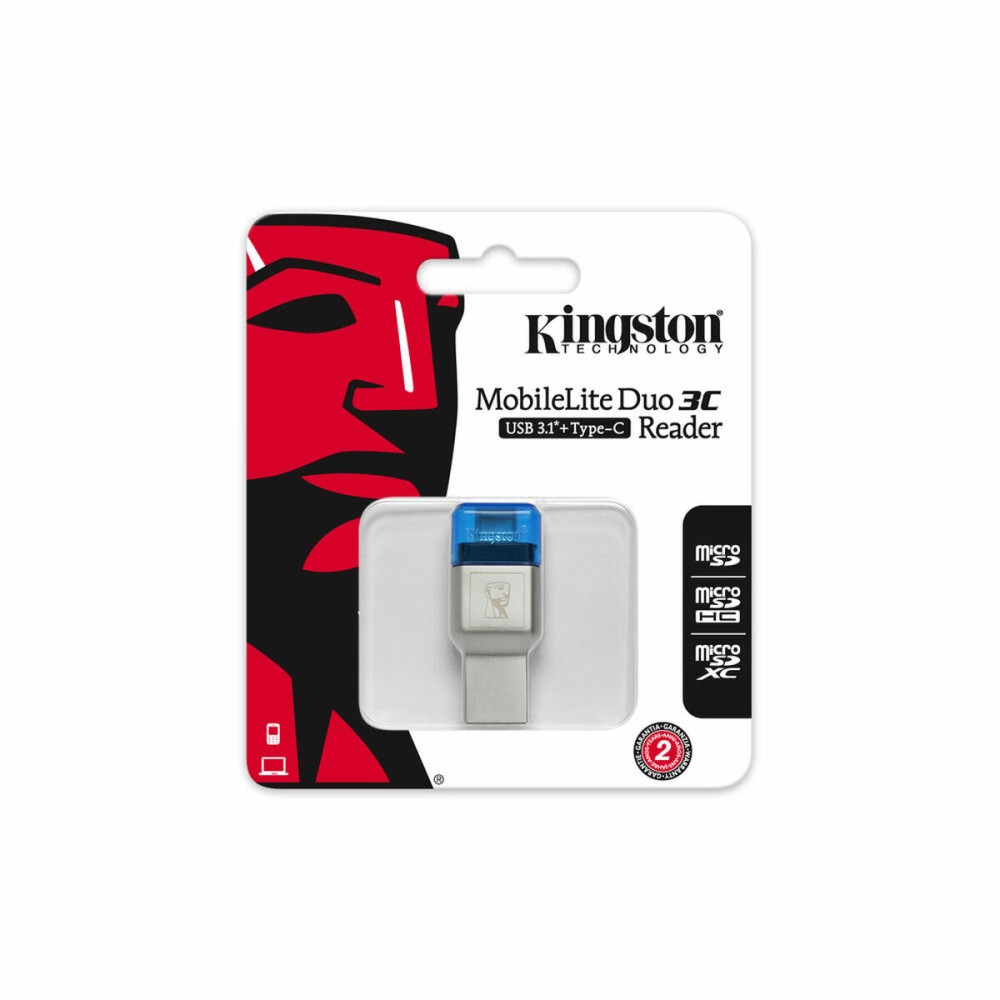 Kartenleser Kingston FCR-ML3C Grau