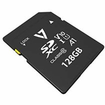 Tarjeta de Memoria Micro SD con Adaptador V7 VPSD128GV10U1        128 GB