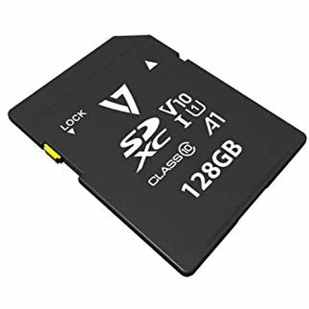 Scheda Di Memoria Micro SD con Adattatore V7 VPSD128GV10U1        128 GB