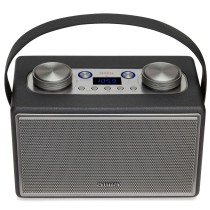 Radio Portátil Bluetooth Aiwa BSTU800BK   50W Altavoz Gris Vintage